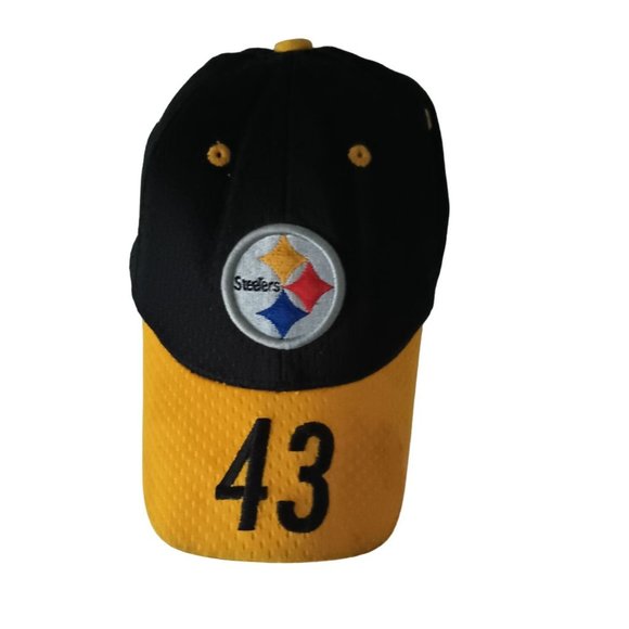 Kid’s NFL Troy Polamalu Steelers Youth Hat Fully Adjustable For Most - Picture 2 of 9
